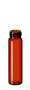 Gewindeflasche ND15. Braunglas. 1. hydrolytische Klasse. 8.0 ml. 61 x 16.6...