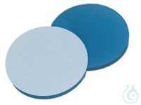 Septum, 17,5 mm, Silikon blau transparent/PTFE weiß, 1,3 mm, 45° shore A,...