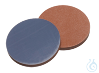 Septum. 16 mm. Butyl rot/PTFE grau. 1.3 mm. 55° shore A. VE=1000. LABSOLUTE®...