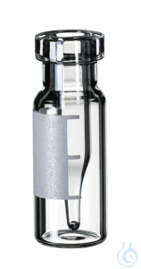 Rollrandflasche ND11. Klarglas. 1. hydrolytische Klasse. 0.2 ml. 32 x 11.6...