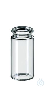 Schnappdeckelglas ND18, Klarglas, 3. hydrolytische Klasse, 5 ml, 40 x 20 mm,...