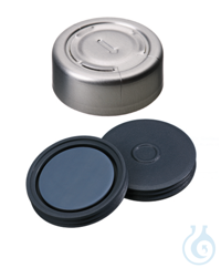 Bördelkappe ND20. Aluminium. Ganzabriss. Butyl/PTFE. Pharma-Fix. 3.0 mm. 50°...