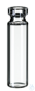 Rollrandflasche ND11, Klarglas, 1. hydrolytische Klasse, 2,5 ml, 41 x 11,6...