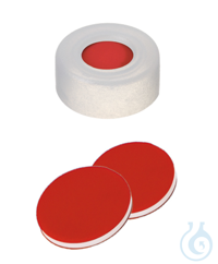 Schnappringkappe ND11. PE. harte Ausführung. transparent. 6 mm Mittelloch....