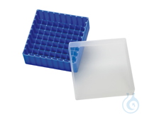 Aufbewahrungsbox. PP. blau. 81 Positionen. alphanumerische Codierung. für 1.5...