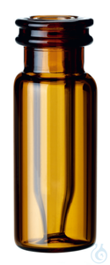 Schnappringflasche ND11, Braunglas, 1. hydrolytische Klasse, 0,3 ml, 32 x...