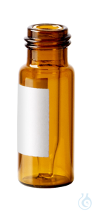 Kurzgewindeflasche ND9. Braunglas. 1. hydrolytische Klasse. 0.3 ml. 32 x 11.6...