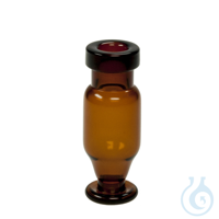 Rollrandflasche ND11, "Vasen-Vial", Braunglas, 1. hydrolytische Klasse, 1,2...