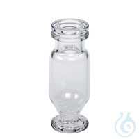 Schnappringflasche ND11, "Vasen-Vial", Klarglas, 1. hydrolytische Klasse, 1,2...