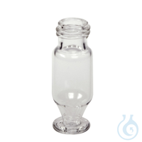 Kurzgewindeflasche ND9, "Vasen-Vial", Klarglas, 1. hydrolytische Klasse, 1,2...