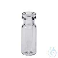 Rollrandflasche ND11. Klarglas. 1. hydrolytische Klasse. 0.3 ml. 32 x 11.6...