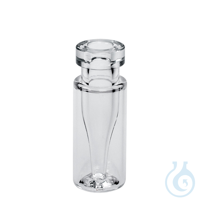 Rollrandflasche ND11, Klarglas, 1. hydrolytische Klasse, 0,25 ml, 32 x 11,6...