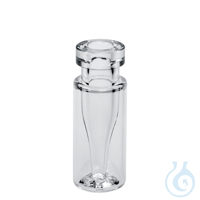 Rollrandflasche ND11. Klarglas. 1. hydrolytische Klasse. 0.25 ml. 32 x 11.6...