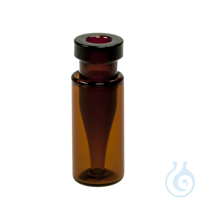 Rollrandflasche ND11. Braunglas. 1. hydrolytische Klasse. 0.25 ml. 32 x 11.6...
