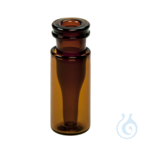 Schnappringflasche ND11. Braunglas. 1. hydrolytische Klasse. 0.25 ml. 32 x...