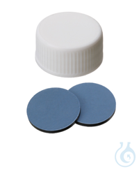 Schraubkappe ND24. Gewinde 24-400. PP. weiß. geschlossen. PTFE/EPDM/PTFE. 2.0...