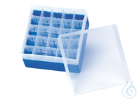 Aufbewahrungsbox. PP. blau. 25 Positionen. alphanumerische Codierung. für...