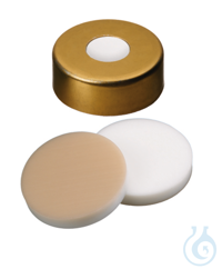 Bördelkappe ND20. Aluminium. gold lackiert. magnetisch. 8 mm Mittelloch....