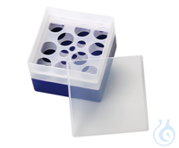 Aufbewahrungsbox. PP. lila. 16 Positionen. für 30 & 40 ml ND24 EPA Vials. mit...