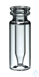 Schnappringflasche ND11, Klarglas, 1. hydrolytische Klasse, 0,3 ml, 32 x 11,6...