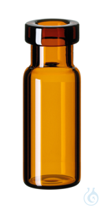 Rollrandflasche ND11. Braunglas. 1. hydrolytische Klasse. 1.5 ml. 32 x 11.6...
