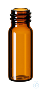 Gewindeflasche ND10. Braunglas. 1.  hydrolytische Klasse. 1.5 ml. 32 x 11.6...