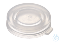 Schnappdeckel. 28 mm. PE. transparent.  geschlossen. 29.7 x 5.6 mm. VE=100....