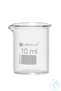 Bechergläser. niedrige Form. aus Borosilikatglas 3.3. mit dauerhafter....