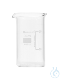 Bechergläser. hohe Form. aus Borosilikatglas 3.3. mit dauerhafter....