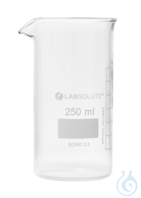 Bechergläser. hohe Form. aus Borosilikatglas 3.3. mit dauerhafter....