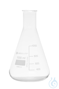 Erlenmeyerkolben. Enghals. aus Borosilikatglas 3.3. mit dauerhafter....