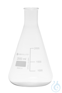 Erlenmeyerkolben. Enghals. aus Borosilikatglas 3.3. mit dauerhafter....
