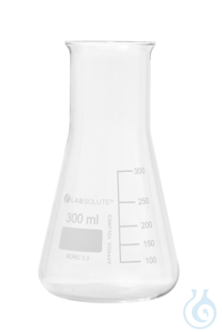 Erlenmeyerkolben. Weithals. aus Borosilikatglas 3.3. mit dauerhafter....