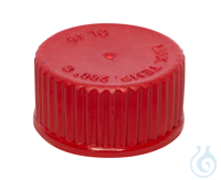 Schraubverschlusskappe. GL45. rot. aus PBT. mit eingelegter....