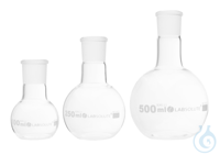 Stehkolben. Einhals. 50 ml. NS 29/32. Borosilikatglas 3.3. klar. ohne...