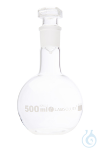 Stehkolben, Einhals, 500 ml, NS 29/32, Borosilikatglas 3.3, klar, ohne...