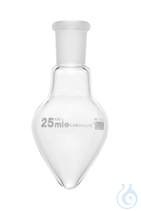 Spitzkolben. Einhals. 25 ml. NS 14/23. Borosilikatglas 3.3. ohne Stopfen....