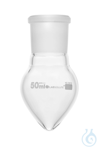 Spitzkolben. Einhals. 50 ml. NS 29/32. Borosilikatglas 3.3. ohne Stopfen....