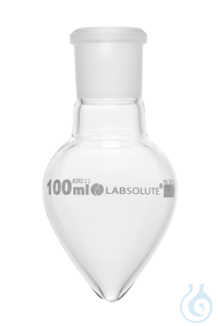 Spitzkolben. Einhals. 100 ml. NS 29/32. Borosilikatglas 3.3. ohne Stopfen....