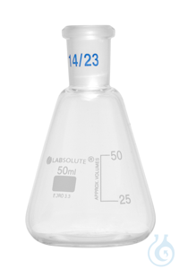 Erlenmeyerkolben. mit Normschliff. Borosilikatglas 3.3. mit dauerhafter....