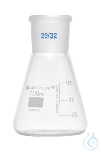 Erlenmeyerkolben. mit Normschliff. Borosilikatglas 3.3. mit dauerhafter....