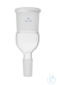 Expandierstück. Hülse 29/32. Kern 14/23. Borosilikatglas 3.3. gemäß DIN...