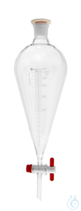 Scheidetrichter. 1000 ml. NS 29/32. Borosilikatglas 3.3. nach Squibb. ISO...