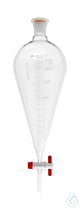 Scheidetrichter, 2000 ml, NS 29/32, Borosilikatglas 3.3, nach Squibb, ISO...