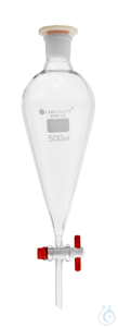 Scheidetrichter. 500 ml. NS 29/32. Borosilikatglas 3.3. nach Squibb. ISO...