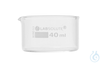 Kristallisierschale. 40 ml. Ø=50 mm. h=30 mm. aus Borosilikatglas 3.3. klar....