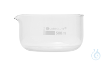 Kristallisierschale. 500 ml. Ø=115 mm. h=65 mm. aus Borosilikatglas 3.3....