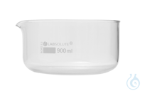 Kristallisierschale. 900 ml. Ø=140 mm. h=75 mm. aus Borosilikatglas 3.3....