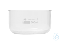 Kristallisierschale. 500 ml. Ø=115 mm. h=65 mm. aus Borosilikatglas 3.3....