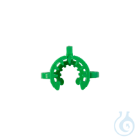 Schliffklemme. POM. NS 10/19. grün. für Kegelschliffe. VE=1. LABSOLUTE®  VE=1...